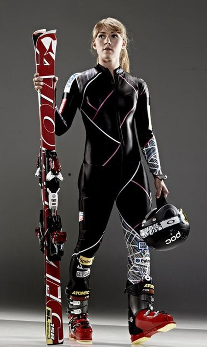 alpine ski racer