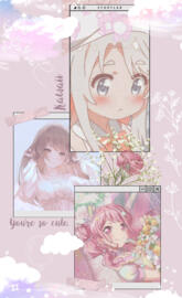 Pink Anime Wallpaper