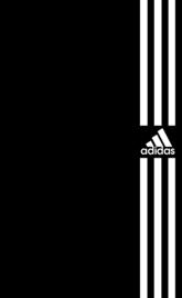 Adidas white stripes