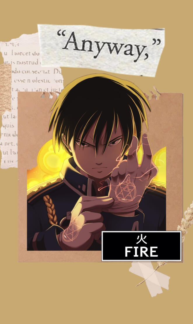 Roy Mustang collage