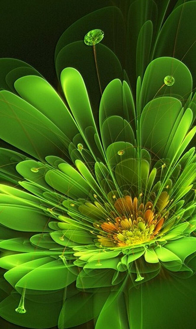 S9 - GREEN FLOWER