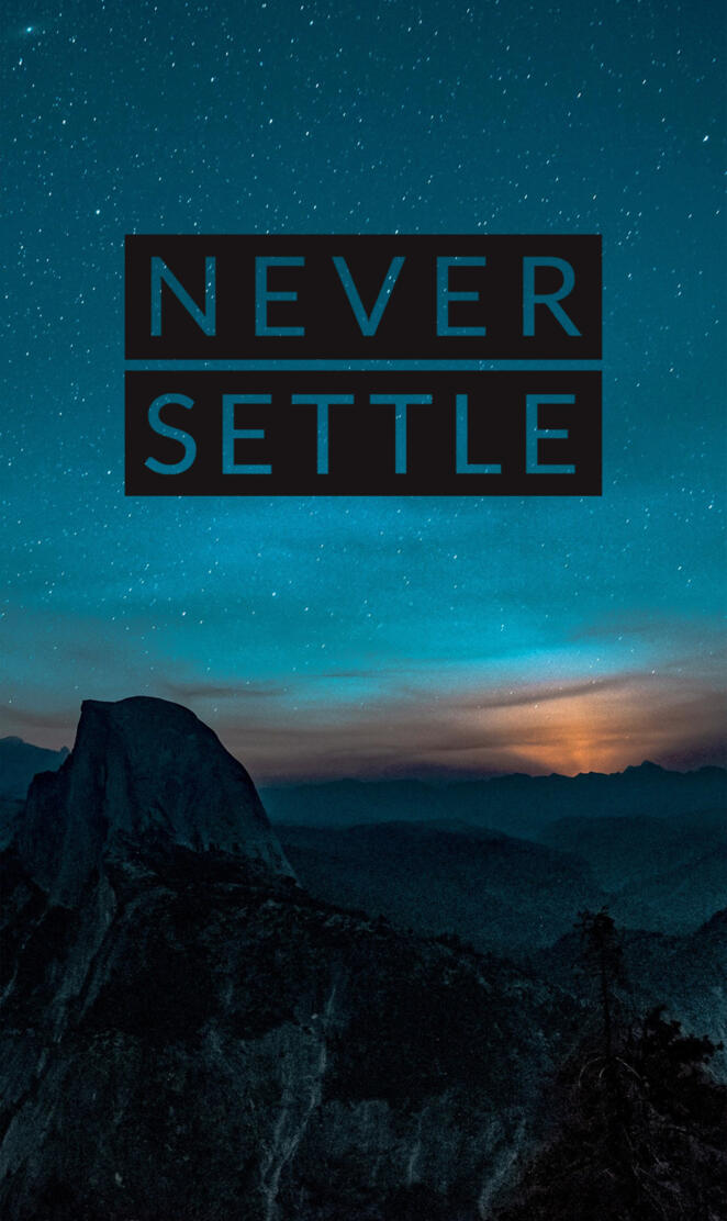 OnePlus Never Settle