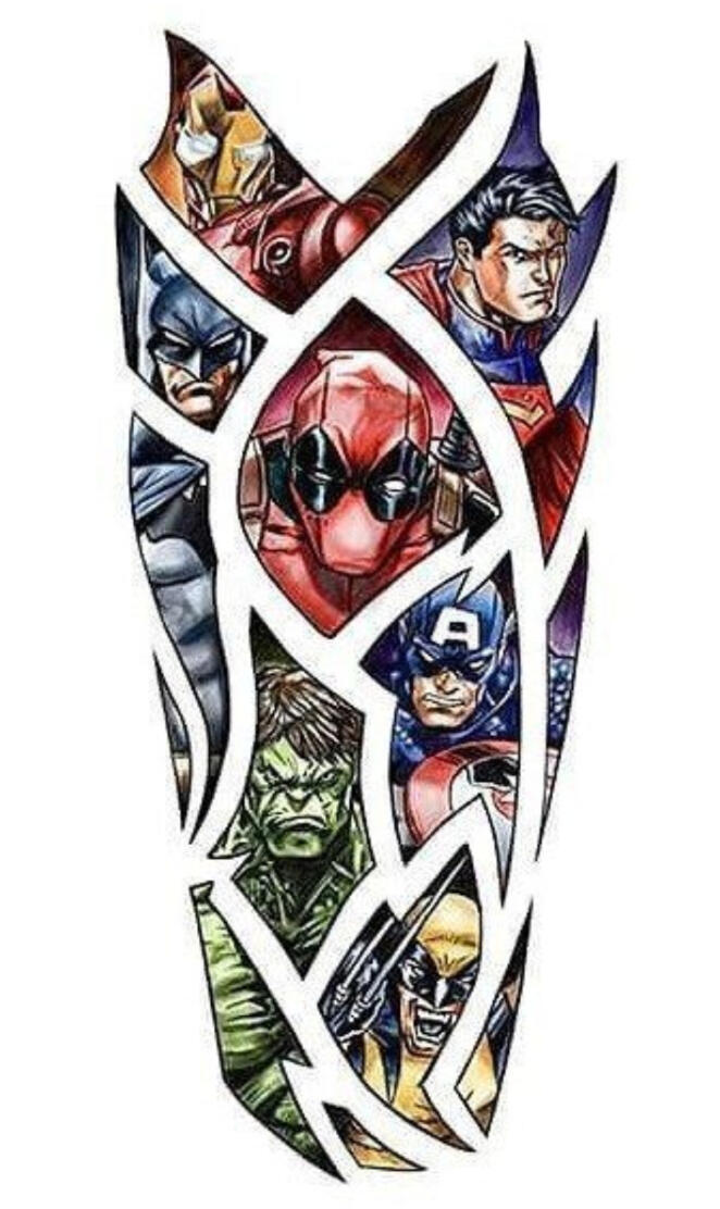 Superheroes combined