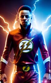 Steph Curry the flash