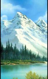 Bob ross painting