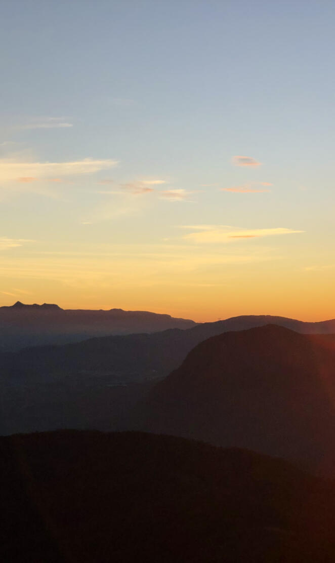 Sunrise Adams peak