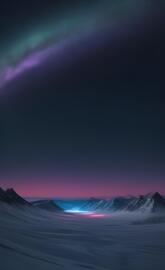 epic arctic nightsky