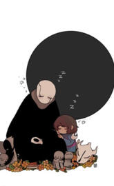 Gaster and Frisk