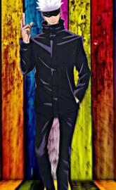 Gojo satoru colourful