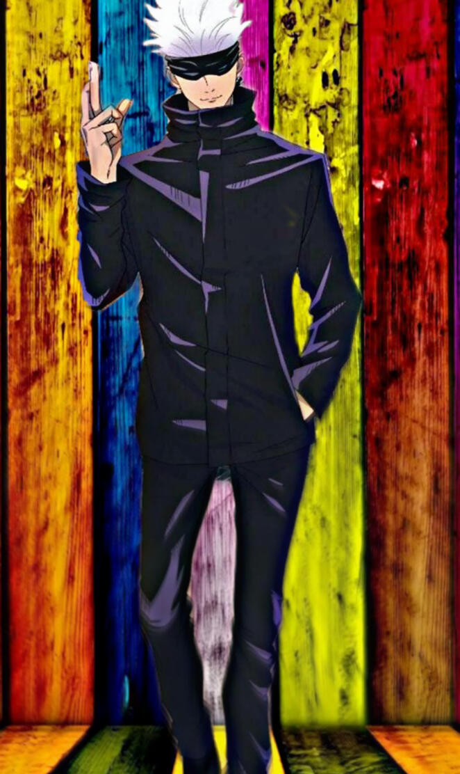 Gojo satoru colourful