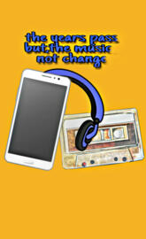 The music not change