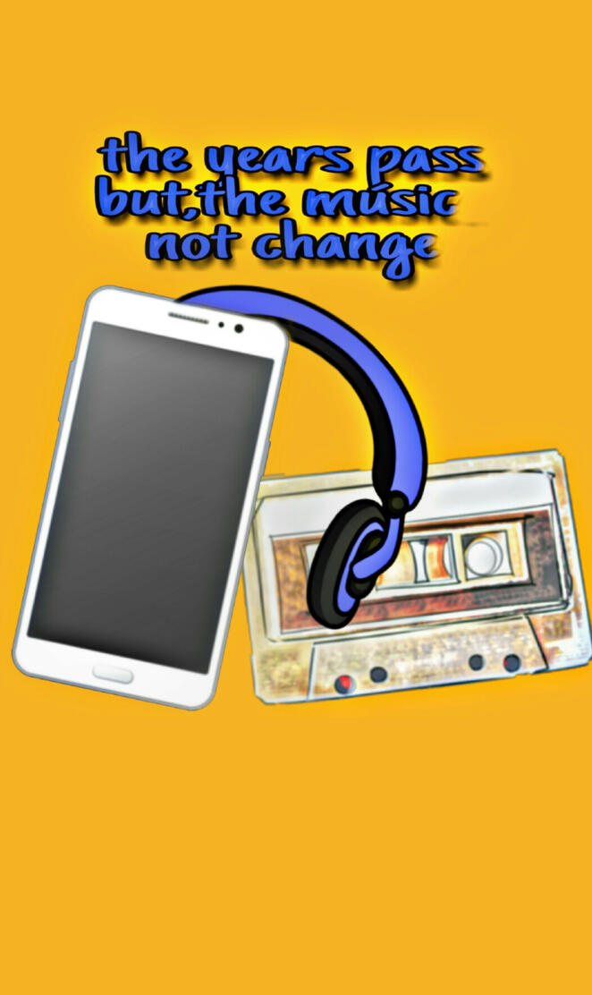 The music not change