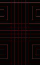 Black with Red Lines