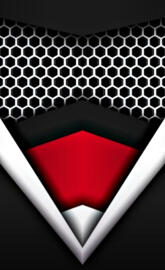black red mesh design