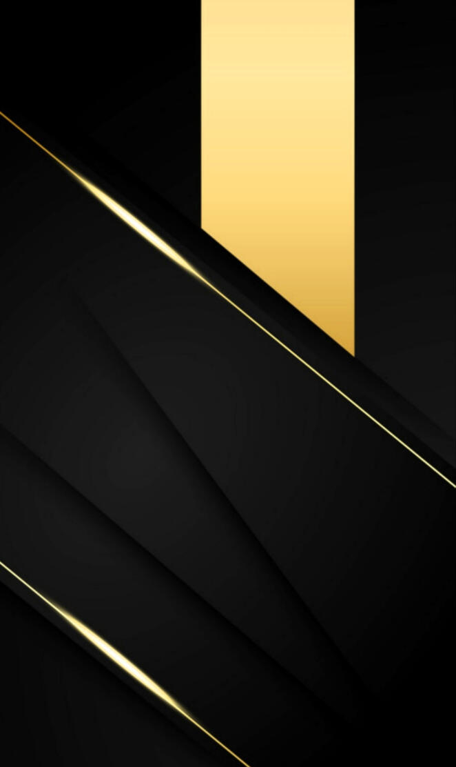 Black gold lines neon