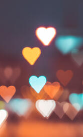 Abstract Bokeh Heart