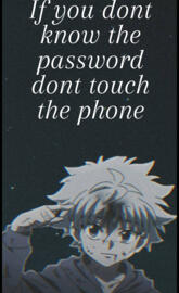 Killua lockscreen