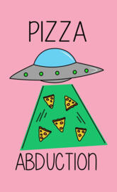 cute pizza cut ufo
