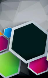 Colored Hexagons