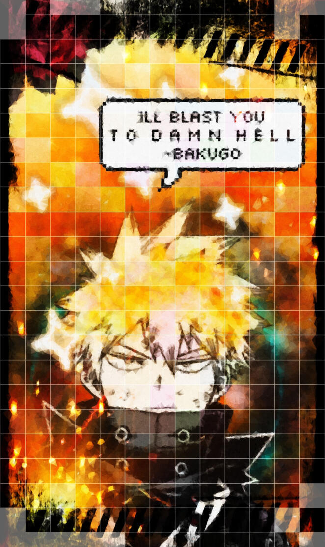 Pixeled Bakugou