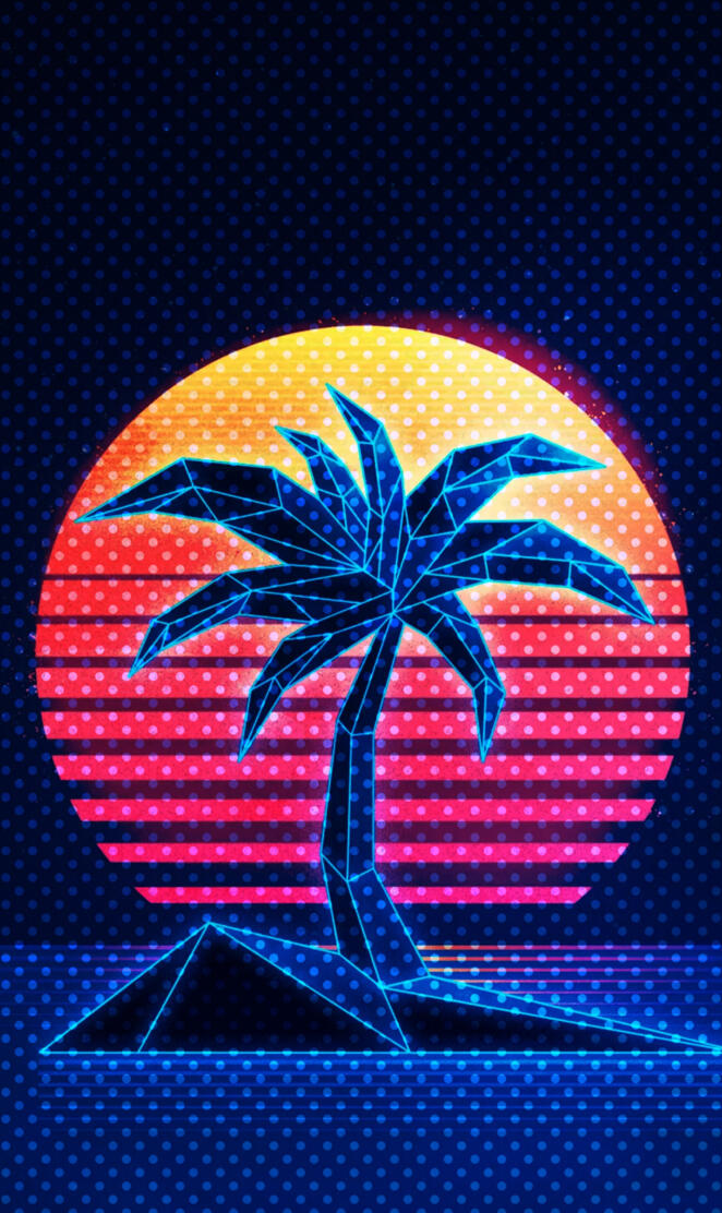 Palm Pixels Overlay