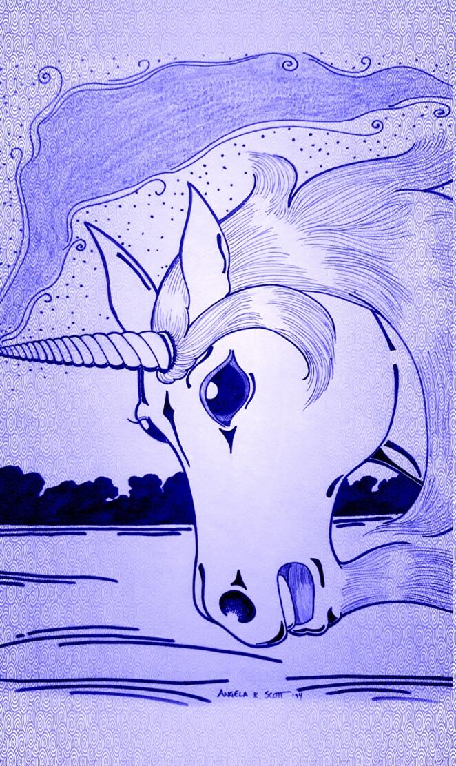 Anime Unicorn Art