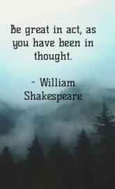 Quote by Shakespeare