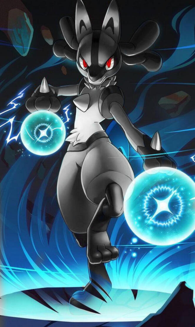 Lucario BW Fur