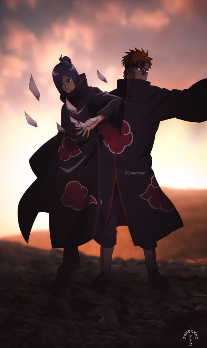 Yahiko and Konan