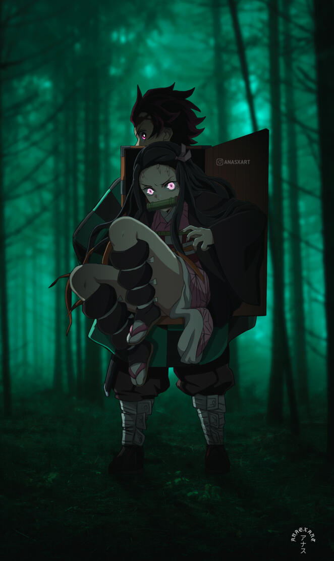 Tanjiro and Nezuko