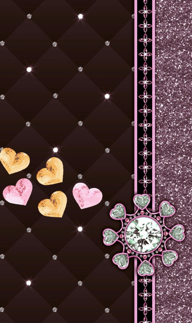 Pink diamond hart 💗