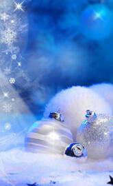 Christmas Snowy Scene