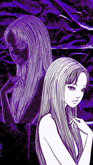 Tomie Purple Collage 2