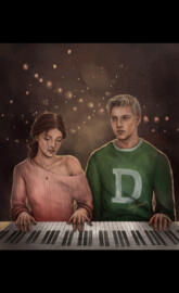 Dramione fan art 1