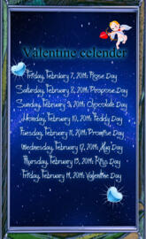 Valentine calender