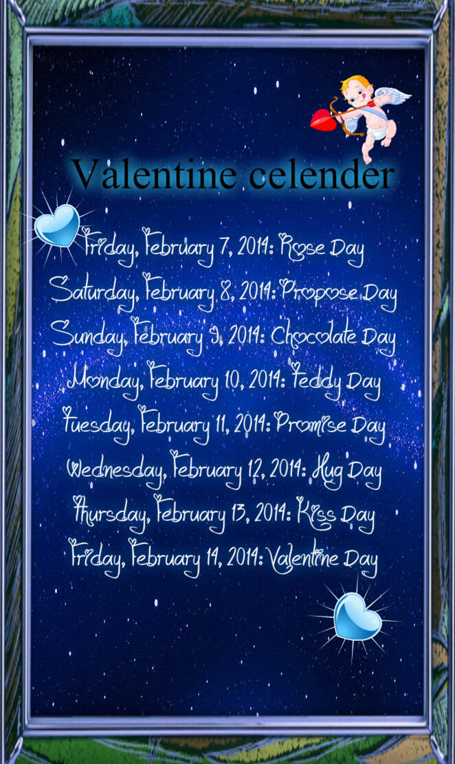 Valentine calender