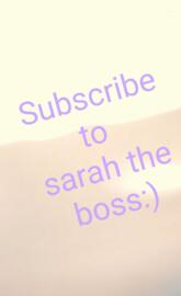 Sarah the boss