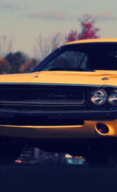 Yellow Classic Car