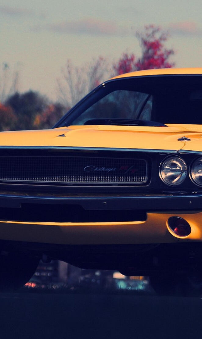Yellow Classic Car