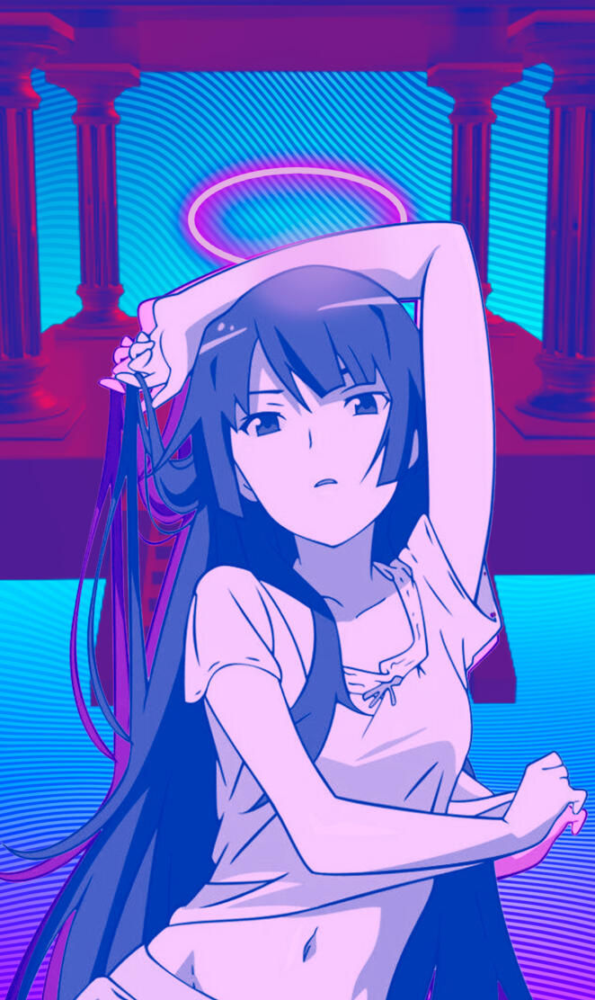 Monogatari Vaporwave