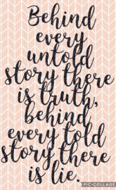 Behind every story