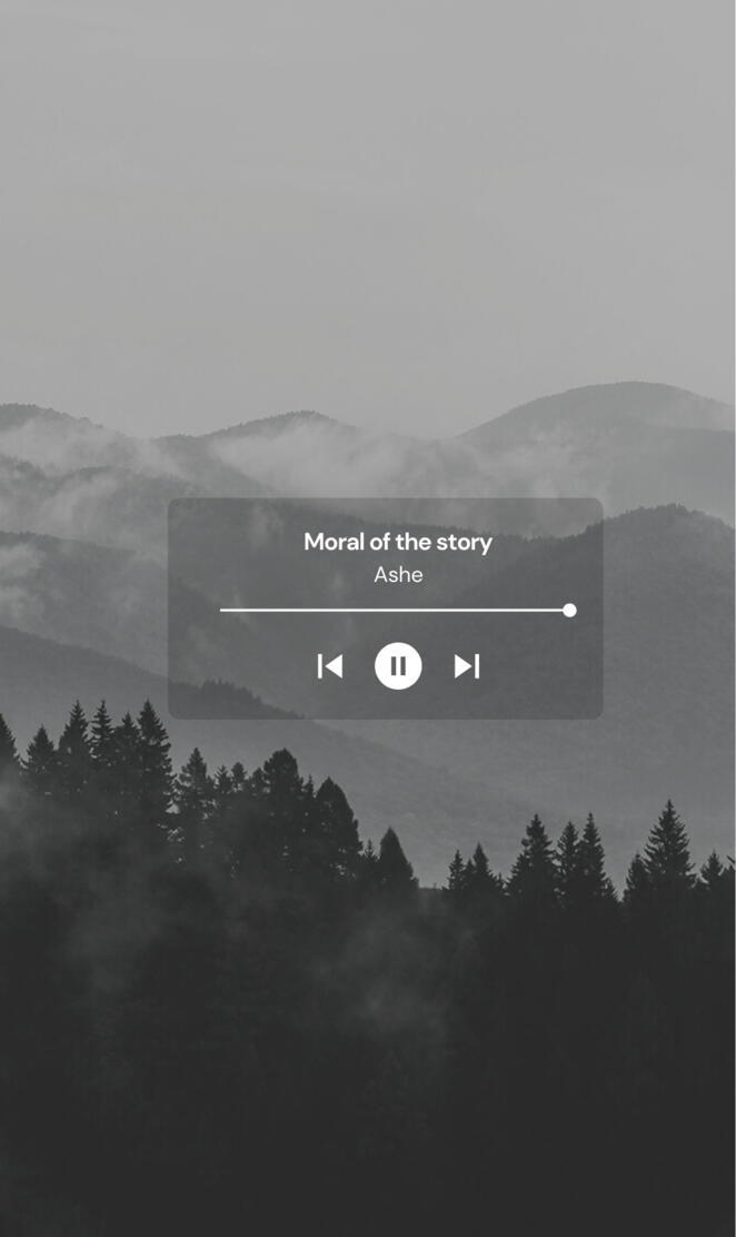 Moral of the story-Ash