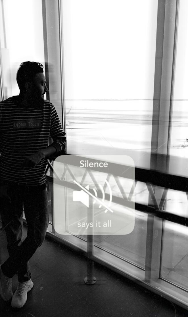 Silence moment