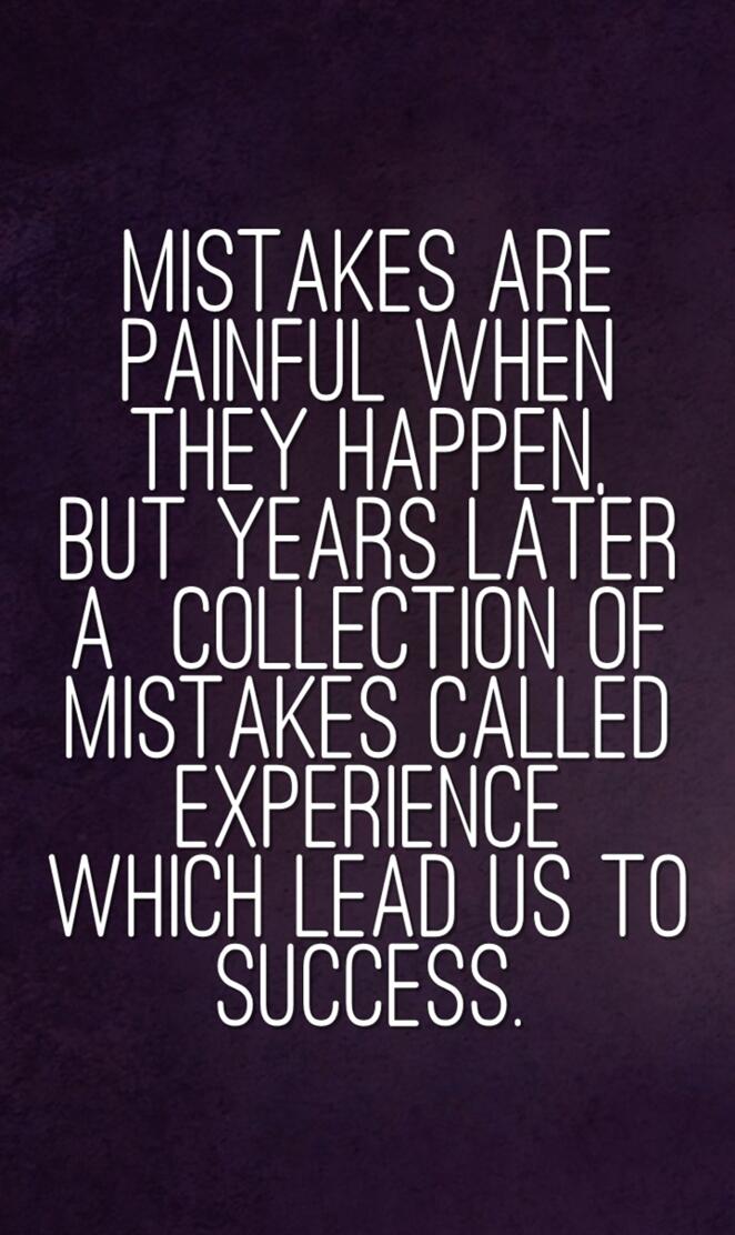 mistakes