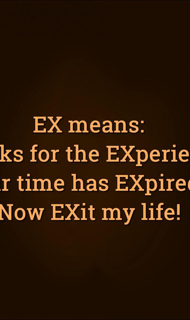 ex means