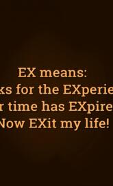 ex means