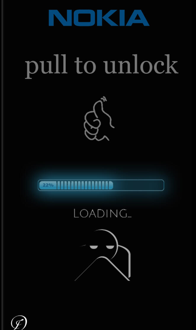 Pull to unlock