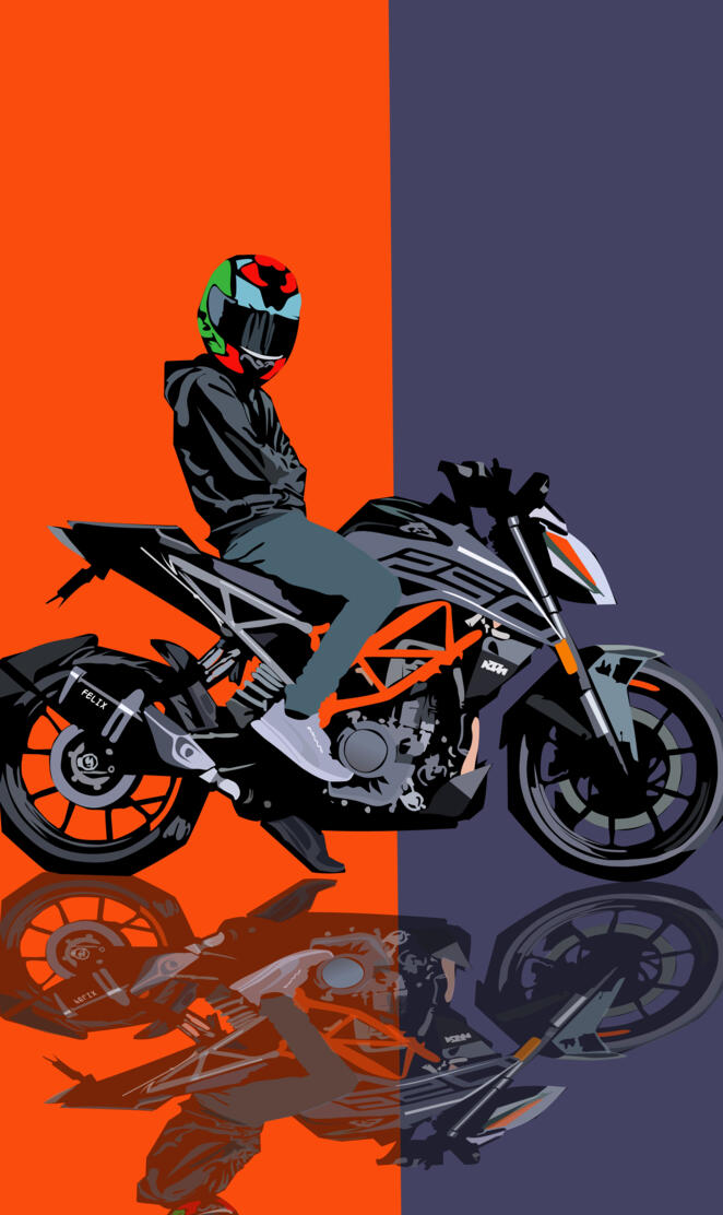 Duke 250 wallpaper