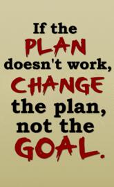plan not goal