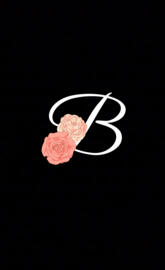 Letter B initial